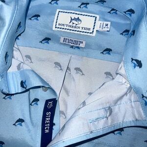 Boys dolphin button down shirt - Southern Tide